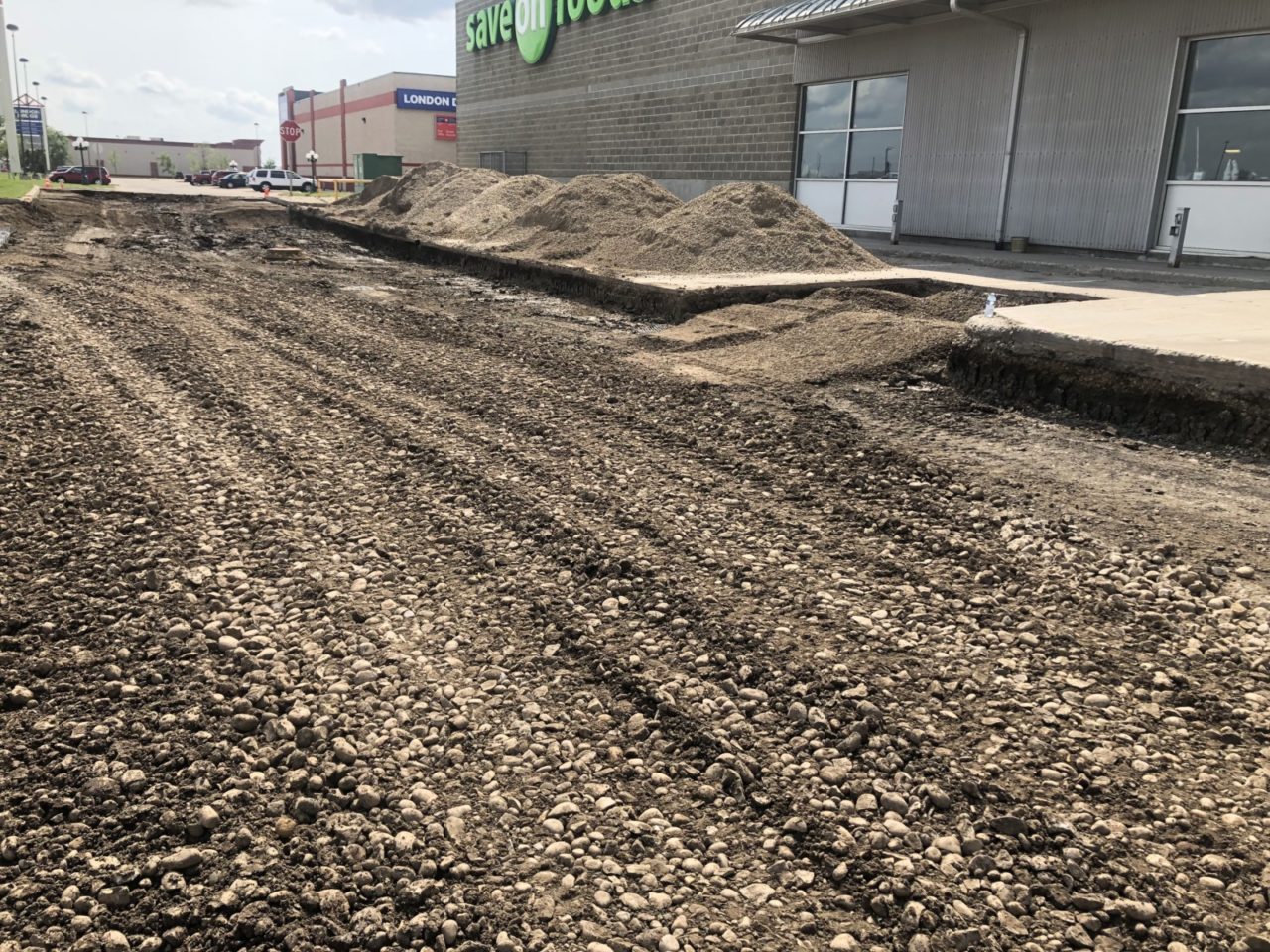 Gravel Base Work Blondins Paving Ltd.